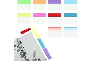 Lotbun 400 Stück Index Page Marker Set, 10 Farben, Haftnotizen Klebezettel, Sticky Notes, Notizzettel, Haftstreifen