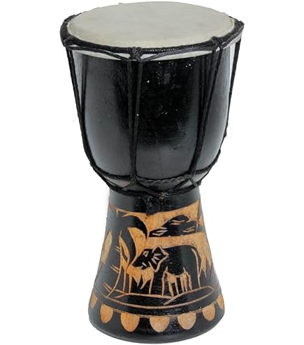 Djembe Trommel Bongo Drum Handtrommel Percussie Kinderen Fair Trade 30 cm