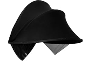 SGerste Black Sun Shade Hood Cover for Baby Carriages Strollers Pushchair Car Seats with Great UV Protection Performance