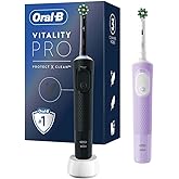 Oral-B Şarjlı/Elektrikli Diş Fır&ccedil;ası Vitality Pro 2'li Siyah&Lila Avantaj Paketi