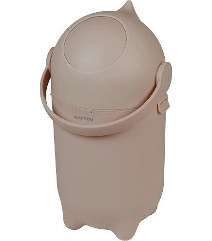 Poubelle à Couches Korbell Mini 9L - Blanche - Pédale Pied - Sécurité Enfant - Écologique