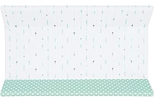 Kikido Cambiador Bebe Universal - 82 x 47 x 10 cm - Tiffany - Trocador de Bebé Impermeable - Tejido Suave con Relleno de Esponja Fácil de Lavar