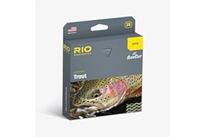 RIO PRODUCTS RIO Produits Avid Series Ligne de pêche à la Truite, Ligne de pêche à la Mouche d'eau Douce Slickcast pour Truite, Flottante