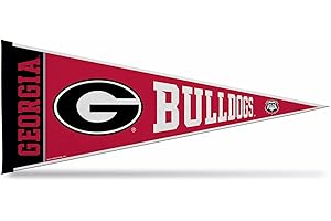 Rico Industries NCAA Georgia Bulldogs Exclusive 12" x 30" Felt Wall Décor Pennant - Great for Home/Bed Room/Man Cave Décor