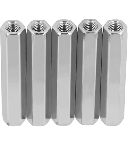 Manchons Filetés M10 X 25 Mm Acier Inoxydable V2A - Lot De 20, Version Ronde, Filetage Intérieur Continu