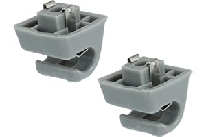 A ABSOPRO Pack of 2 Car Sun Visor Hook Clip for Mercedes Benz W123 W124 W126