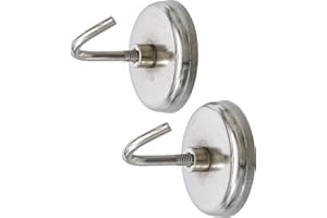 KRAFTMANN BGS Diy 79913 | Magnetic Hook Set | round | Ø 35 mm | 2 pcs. | 3,5 kg
