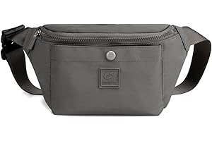 ADELGO Marsupio Uomo e Donna, Marsupio Impermeabile Alla Moda, Marsupio Unisex Fanny Pack Bag, Borsa a Tracolla Cintura Regolabile per Sportivo Running Ciclismo Campeggio Viaggio Corsa