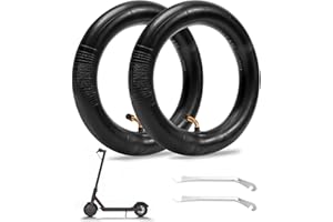 TOAREN Verstärkte Luftkammern 10 x 2,125 für Xiaomi Elektroroller 10 Zoll, verstärkt, Innenschlauch, doppelte Reifen, Ersatz mit Ventil 45°