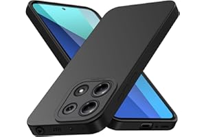 Tenphone Coque pour Xiaomi Redmi Note 13 4G (Pas pour Note 13 5G), Housse Etui Protection en Silicone Souple,Cover Antichoc avec Protege de Camera,Compatible avec TPU (Noir, Redmi Note 13 4G)