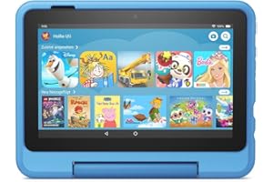 AMAZON Kindgerechte Hülle für das Fire 7-Tablet (nur kompatibel mit der 12. Generation, 2022), für Kinder ab 6 Jahren, Videospiele-Design