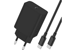 Szybka Ładowarka USB C 25W i Kabel 2m ARCCRA, Zasilacz USB-C i Kabel Typu C, Adapter/Wtyczka/Gniazdo z PD/PPS/QC, Kompatybilny z Samsung Galaxy S24/S23/Flip5/Fold5/A55/A35/A25/A15/A05s/A54/A34/A14 itp