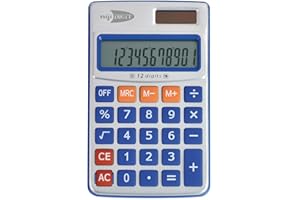 LEBEZ Niji Digit 61215 Calcolatrice Elettronica 12 cifre con Doppia Alimentazione, (070021.05)