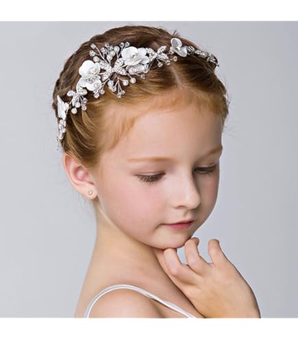 Serre-tête Couronne Paillettes Fille - Or - Pour Anniversaire, Mariage, Fête - Taille Unique - Accessoire Princesse