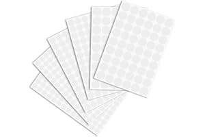 TOPBELIEF YINGYOU 12mm/15mm/21mm White Map Screw Hole Covers Stickers Self-Adhesive Screw Hole Stickers White Screw Hole Covers for Furniture Cabinet Shelve Plate (108Pcs 21mm/192Pcs 15mm/280Pcs 12mm)