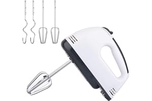 TEMPO DI SALDI Sbattitore A Due Fruste E 7 Velocità Frustino Elettrico Per Montare e Impastare