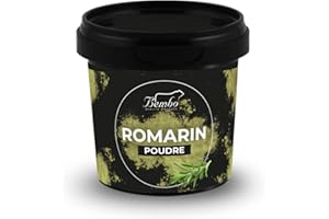BEMBO QUALITÀ D'AUTORE Romarin en Poudre Bembo 45 g - Épice Naturelle et Aromatique - Sans Glutamates, Agents Épaississants, Colorants - Emballage Anti-Lumière et Anti-Oxydation.