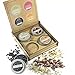 Produktbild GIN-UPGRADE 2, Gin Gewürze Set, Geschenk für Männer, Frauen, 4 Botanicals Probierset, handmade Geschenkbox, Geschenkidee