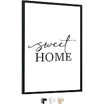Picrit Set di 12 cornici per foto 30 x 40 cm, display 20,5 x 28 cm con passepartout o 30 x 40 cm senza passepartout, cornici per montaggio a parete, colore nero