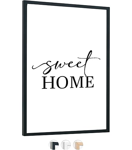 Pracht Creatives Hobby 6036-40111 Fotolijst wit, ca. 33 x 44 cm groot, effen lijst met plexiglas en haken voor wandmontage