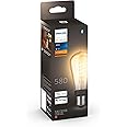 Philips Hue White Filament ST64 Smart Light Bulb [E27 Edison Scew] with Bluetooth, for Indoor Decorative Home Lighting, Vintage.
