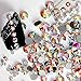 New Nail Art Rhinestone Ab White Crystal 1440pcs/bag Glue on Non Hotfix Flatback Rhinestone Decorations for Nails(SS12)