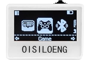 OISILOENG NFC Tag Emulator, Easy 1-Button Control,1.4" OLED Screen,3100+ Saves, Unlimited Rewrite, Auto UID Regen, Rechargeable, Compatible with 50+ Games (WHITE)