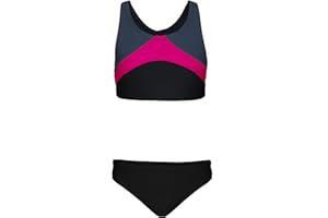Aquarti Costume da Bagno per Ragazze Bikini Sportivo 2 Pezzi Bambina