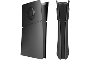 Wedorat Façades pour PS5 Slim Digital Edition Plaques pour PS5 Slim avec aérations de refroidissement ABS Anti-rayures Anti-poussière Coque de protection de remplacement pour PlayStation 5 Slim