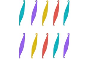 SSHUIKKAI 10 Stück Kieferorthopädische Elastische Einweg Kunststoff Zahnspangen, Zahnspangengummis, Zahnspangen Gummis für Brackets, für Zahnspangen