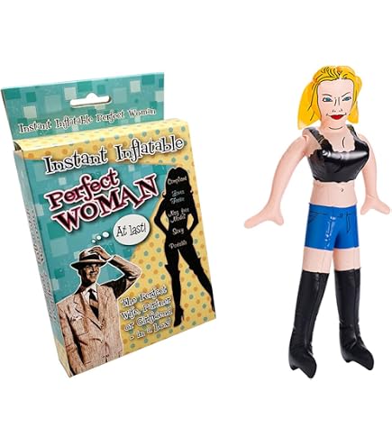 Poupée Gonflable Perfect Man Diabolical – Cadeau Secret Santa Hilarant Pour Femme – Mari Idéal Sans Prise De Tête