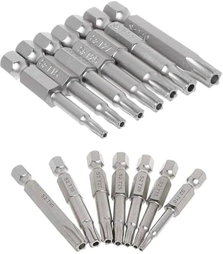 5x Schlitz-Schraubendreher-Bits, 2,5 Mm, Magnetisch, 1/4 Zoll Sechskant, 5,1 Cm