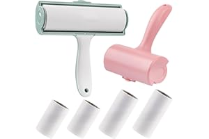 Tahbarshi Quitapelos Mascotas, 2 Rodillos Quitapelusas Grandes y Recambios (360 Hojas Extra Adhesivo) Elimina Fácilmente Pelusas, Escombros y Pelos de Animales de Ropa, Muebles, Auto