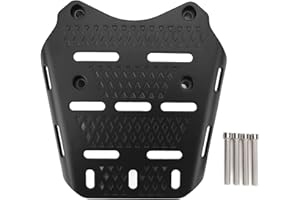 GARSENT Motorcycle Luggage Rack for PCX 125 150 160 2014-2024, CNC Aluminum Alloy for PCX 125 150 160 2014-2024 Rear Luggage Rack Holder Shelf, Extra Storage Space (black)