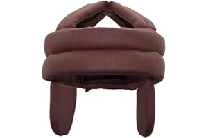 Kyowoll Anziani Caschi Protezione Antinfortunistica - Cappellino Paracolpi Casco Protettivo,Proteggi Testa Sicurezza a Casa Imbottito Morbido,Cappello di Tutela Comodo Regolabile (Marrone)