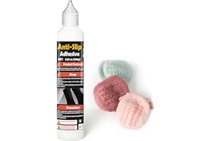 WAN2TLK Sock Stop Antidérapant 100 g Transparent, Adhésif antidérapant pour chaussettes, chaussettes de yoga, tapis, prévenant les glissades et les chutes. Sûr et non toxique, Facile à appliquer