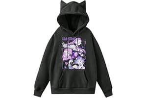 Générique Cute Hunter Sweat À Capuche Femme Manches Longues avec Oreilles De Chat Et Impression - Idéal pour Noël Et Nouvel Tailles S À XXL#1