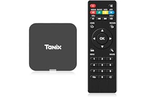SIDIWEN Android TV Box 10.0, 2GB RAM 16GB ROM Android Box, Super Mini TV Box Android Allwinner H313 Quad-Core Arm Cortex A53,Soporte USB y WiFi Compacto 4k HD Box TV Android