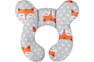 HKSICHENGKEJIUK Baby Car Travel Pillow Infant Head Neck Support Pillow Car Seat Cushion Newborn Toddler Car Sleeping Pillow Kids U-shaped Head Neck Protector Pillow Headrest Pillow For Car Seat Pushchair Stroller