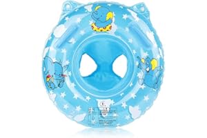 XQMMGO Baby Swimming Ring Float, Swimming Pool Bathing Accessories for Children, Toddlers and Infants, Inflatable Swimming Ring with Seat for Babies Aged 6-36 Months