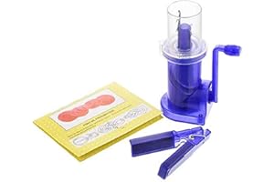 WEIYE Facile tessitore strumento per maglieria blu strumento per cucire macchina per maglieria mini tessitore a mano per maglieria fai da te bobina maglieria