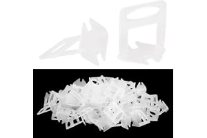 AKOLAFE 500 stycken plattor nivelleringssystem 1,5 mm dragglasyr PVC plast kakelläggningshjälp 36 mm fogbredd kakelhöjd 38 mm