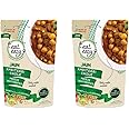 Eat Easy Ready To Eat Jain Amritsari Chole, 70gm of 1 Pack, Instant Food, Indian Meal, Travel Food, No Preservatives, No Added Artificial Colours & Flavours, Just Add Water and Cook (Pack of 2)