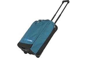 travelite trolley da viaggio con ruote piccolo, KICK OFF, pratico bagaglio a mano trolley per vacanze e sport, 55 cm, 44 litri