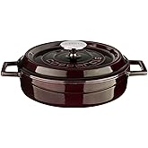 Lava Metal Premium Serisi - D&ouml;k&uuml;m &Ccedil;ok Ama&ccedil;lı Tencere, Yuvarlak, 24 cm, Majolik Mor