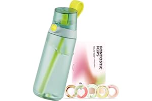 air up Gourde Click Green – Pack de démarrage avec 5 capsules de goût | Bouteille 600 ml sans sucre, passe au lave-vaisselle, sans BPA