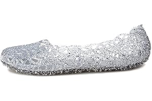 Minetom Femme Mode Sandals Plat Été Casual Belles Sandales De Gelée De Nid Mary Janes Doux Party Chaussures Shoes