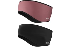 ‎ZYXBBD Fleece Ohrenwärmer Stirnband - Doppelschicht Winddichtes Warmes Winter Sport Stirnbänd Ohrenschutz Headband für Laufen, Jogging, Wandern, Yoga, Skifahren, Radfahren 2 Stück