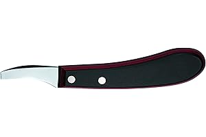 Coltello per zoccoli F. DICK Champion (coltello per fibbie, lama speciale in acciaio al carbonio, coltello per la cura degli zoccoli, attrezzo per maniscalco) 62461002