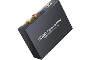 LiNKFOR HDMI Audio Extractor HDMI to Toslink Analog Stereo R/L Audio Converter